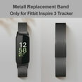 thumbnail image 2 of HCTian pour Fitbit Inspire 3 Bracelets Femmes Hommes, Bracelet en Maille Métallique en Acier Inoxydable Réglable Bracelet Magnétique de Remplacement Compatible avec Fitbit Inspire 3 Tracker D\'entraînement Physique, 2 of 6