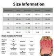 thumbnail image 3 of Garbnen Womens Valentines Day Tops 3/4 Length Sleeve Womens Tops Love Heart Print Crew Neck Dressy Womens Tunic Tops, 3 of 6
