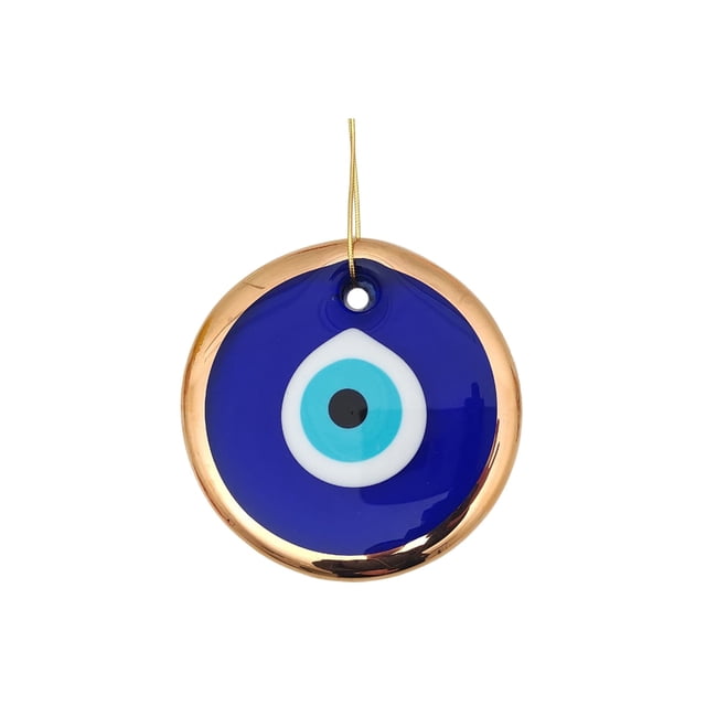 Ornamento colgante de pared Erbulus 3.5 Glass Blue Evil Eye