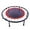 Black-40inch, variant on Aukfa Mini Trampoline with Adjustable Handrail, 40" Foldable Fitness Rebounder with Safety Pad for Indoor Outdoor