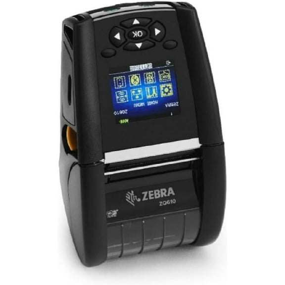 Restored Zebra ZQ61-AUWA000-00 Mobile Direct Thermal Printer Bluetooth Wireless LAN Portable with 2.18" Label Width and Battery (Refurbished)