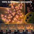thumbnail image 3 of Luces LED en forma de rama de árbol, flor de cerezo, 2,3 m, 144 LED con mando a distancia, 3 of 7