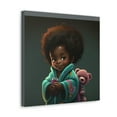 thumbnail image 2 of Cute Afro Girls Canvas, Canvas for Home Decor, Wall Decoration, Girl Canvas, 2 of 7