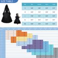 thumbnail image 3 of Robes pour Femmes Rétro Gothique à Manches Longues Robes à Capuche Costumes d'Halloween Robe à Manches Évasées en Dentelle, Noir/2TG, 3 of 6