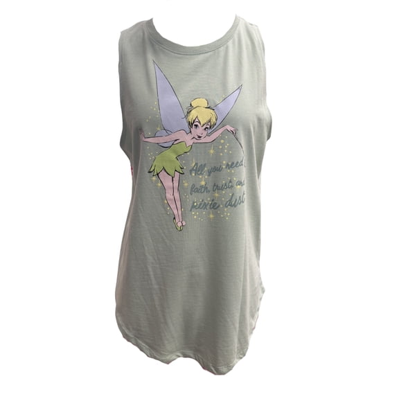 Disney Tinker Bell Adult Tank Top (Women's), S to XL
