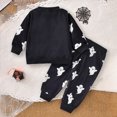 thumbnail image 5 of Futezty Toddler Baby Boy Halloween Outfits Long Sleeve Letter Sweatshirt Top with Pants 2Pcs Holiday Clothes 6M-4T, 5 of 7