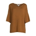 thumbnail image 5 of Time and Tru Women’s Boatneck Sweater, 5 of 5