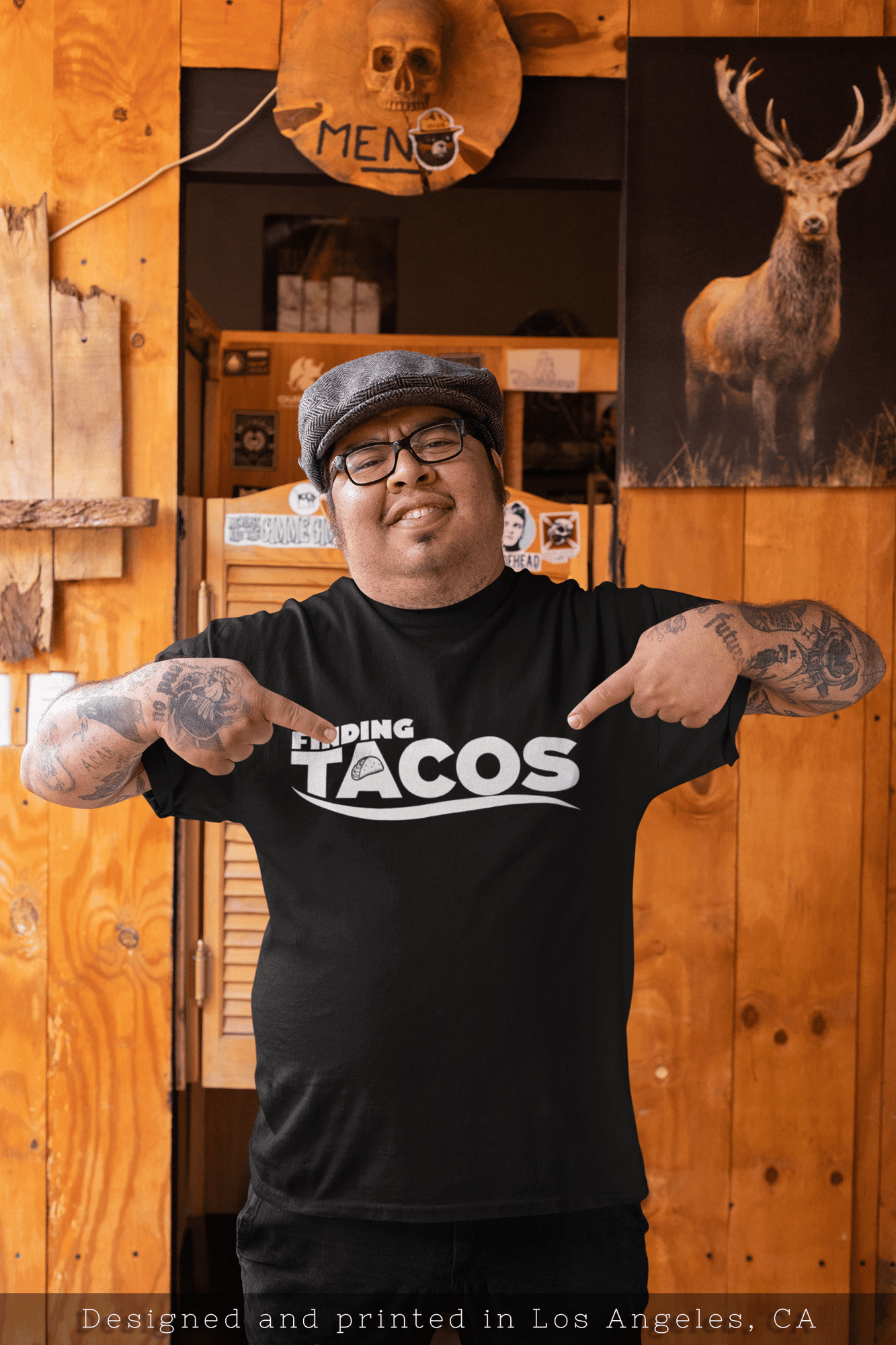 LOS ANGELES TACOS BEISBOL RAGLAN TEE