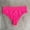 509_Hot Pink, variant on Thongs for Women Plus Size Womens High Waisted Bikini Underwear Smooth Hipster Breathable Ladies Panties Hot Pink