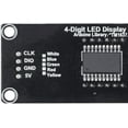 ZY4 Packs LED Display 7 Segment 4 Digit Drive Board, TM1637 0.56in