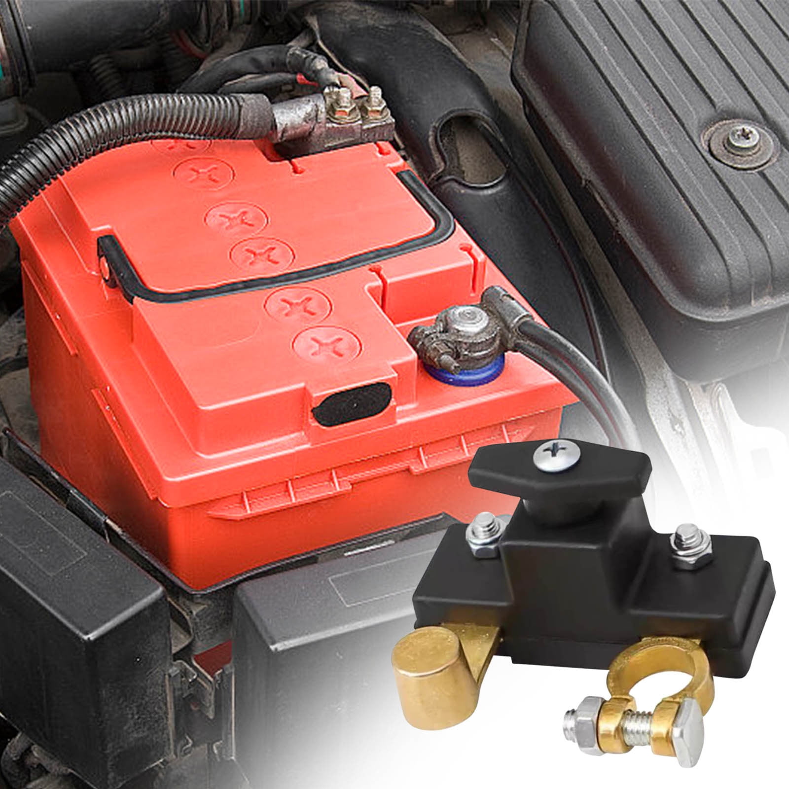 Cadorn Car Battery Disconnect Switch: Manual & Auto Power Cut - Off, Anti - Drain & Leak Protection