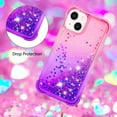 thumbnail image 4 of Funda para iPhone 13 Transparente con Brillos Carcasa Protectora Antigolpes con Glitter Brillante, 4 of 5