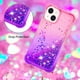 thumbnail image 4 of Funda para iPhone 13 Mini Transparente con Brillos Carcasa Protectora Antigolpes con Glitter Brillante, 4 of 5