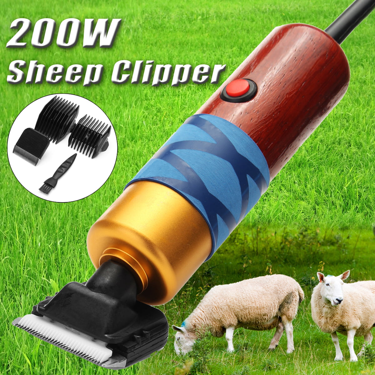 STHfficial 200w Electric Shearing Horse Sheep Shear Animal Pet Grooming Clipper Trimmer Clipper Hair Cutting