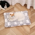 thumbnail image 1 of Thickened Soft Matress Autumn And Winter Sleep Nest Blanket Puppy Pet Mat Dog Cushion Pet Supplies Sleeping Bed 30X40CM GRIZZLY, 1 of 8