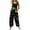 Green, variant on Women's Halloween Jumpsuits Skeleton Castle Halter Backless Funny Overalls Ghost Skull Sleeveless Horror Rompers, S