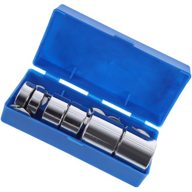ORDDIART 20 Pieces Total Weight Set Laboratory Steel Silver Slotted Weights for Physics Experiment