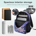 thumbnail image 7 of HUIACONG Ocean Starfish Axolotl Backpack for Boys and Girls, Lightweight 17 Inch School Bag 4PCS Set with Lunch Bag, Water Bottle Bag and Big Pencil Case, Multi-Compartment Bookbag for Kids, 7 of 7
