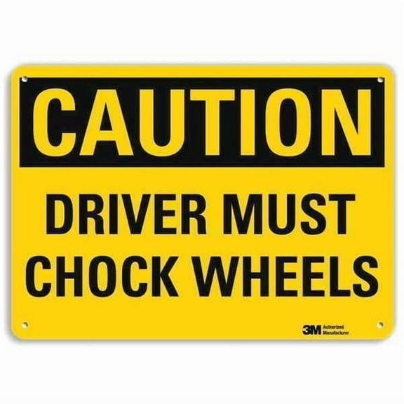 Safety Sign, 10 in Height, 14 in Width, Aluminum, Vertical Rectangle, English