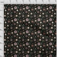 thumbnail image 4 of oneOone Cotton Silk Black Fabric Asian Suzani Sewing Fabric By The Yard Printed Diy Clothing Sewing Supplies 42 Inch Wide, 4 of 5