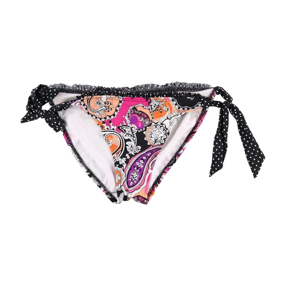 Bikini Kenneth Cole con Lazo Lateral Paisley para Mujer Rosa Mediano