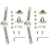 Troglfold lid support hinge Zinc Alloy Lid Support Hinge: 2pcs Gas Struts Heavy Duty Gas Spring,8.07"X1.38"X0.39"