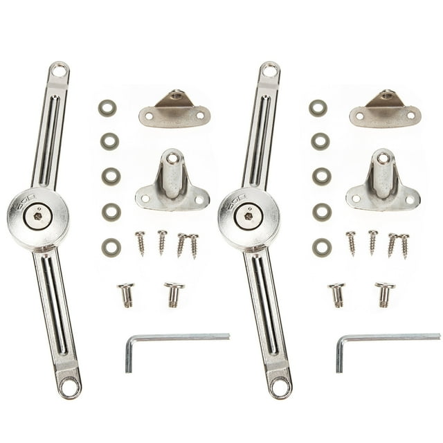 MasteelfCA 2pcs Hydraulic Support Rod Lid Support Hinges Kitchen Cabinet Door Support Rod