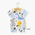 thumbnail image 2 of Boy Romper 2t Toddler Rompers 18 24 Months Baby Children Girls Print Summer Short Sleeve Romper Jumpsuit Clothes Boys Size 6 Clothes, 2 of 4