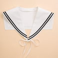 thumbnail image 3 of Slccxzc Sailor Collars Scarf for Women Top Fake Collar Necklaces Shawl wraps Match Sweater Shirt Dress, 3 of 7