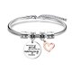 thumbnail image 1 of Regalo para mujeres y niñas, hermosa pulsera con colgante con la frase "Puedes hacer cosas increíbles", pulsera con dijes inspiradores para familiares y amigos, 1 of 4