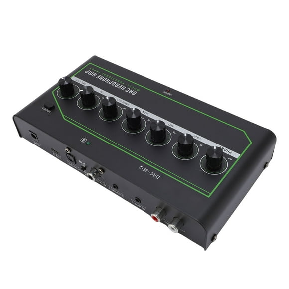 Portable DAC Gaming Headphone Amplifier, Compact Headphone Amp Stereo Earphone Amp with Low Noise Design for Smartphones Computers