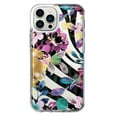 thumbnail image 1 of For Apple iPhone 13 Pro Max Zebra Stripes Tropical Flowers Purple Blue Summer,iPhone 12, 1 of 8