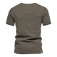 thumbnail image 4 of pstuiky camisetas de hombre, Camiseta de manga corta con cuello en V doble para hombre, talla grande, moda Fallow Priming. camisas casuales para hombre m, 4 of 4
