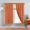 Brick Rust, variant on Gorgeous Home Linen 2 Panels Burgundy Solid Color Rod Pocket Foam Lined Window Curtain Drape 37" Width x 63" Length Each Pc