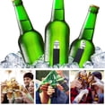 thumbnail image 5 of Black 2Pieces Magnetic Bottle Openers Can Opener Classic Beer Opener Stainless Steel Small Bottle Opener Can Tapper with Magnet for Camping and Traveling, 5 of 5