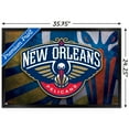 thumbnail image 3 of New Orleans Pelicans 35.75'' x 24.25'' Framed Logo Poster, 3 of 4
