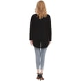 thumbnail image 2 of Women's Long Sleeve Sweatshirt Classic Tops Ladies Casual Knit Shirt Loose Fit Lightweight Sweater, 2 of 6