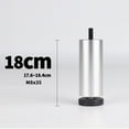 thumbnail image 3 of 4x Modern Home Refrigerador Playbook Estante Patas Mesa de Centro Cómoda Lavado Plata 18cm, 3 of 9