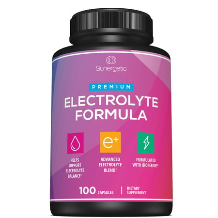 Premium Electrolyte Capsules – Support for Keto, Low Carb, Rehydration & Recovery - Electrolyte Replacement Capsules – Includes Electrolyte Salts, Magnesium, Sodium, Potassium – 100 (Best Salt For Electrolytes)