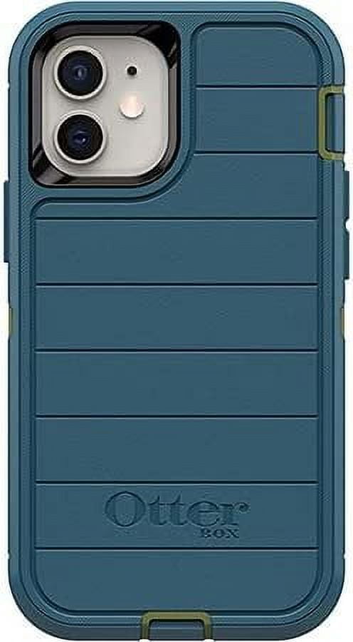 OtterBox Defender Series Case & Holster SCREENLESS Edition for iPhone 12 Mini - Retail Packaging - Teal ME About IT Guacamole/Corsair with Microbial Defense