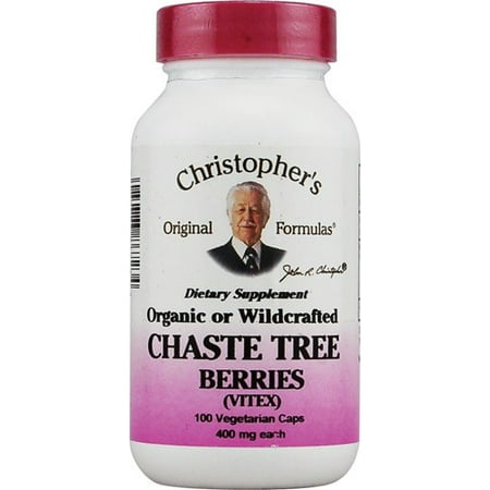 - Christopher's Original Formulas Vitex Chaste Tree, 100 Ct