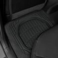 thumbnail image 4 of BDK Cat® CAMT-1004 (4-Piece) Deep Dish Rubber Car Floor Mats with Trunk Cargo Liner, Heavy Duty All Weather Trim to Fit Front & Rear Combo Set for Car Sedan SUV Van, 4 of 7