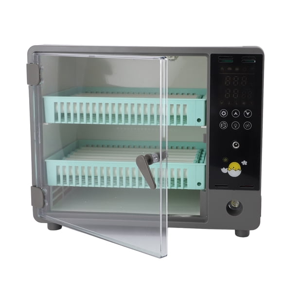 Incubadore de Huevos, Control de temperatura Inteligente Turner de Huevo Auticó 24 Huevos Estructura de TransmisioN para Huevos de Pato