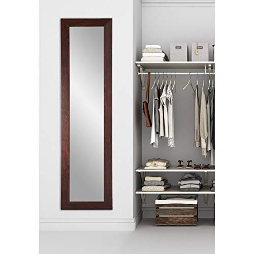 BrandtWorks BM6THIN Walnut Full Length Mirror 21.5 x 71 Brown