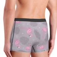 thumbnail image 5 of Fotbe Pink Flamingo Men’s Total Support Pouch Boxer Briefs, X-Temp Cooling, Moisture-Wicking Underwear, Regular, Long-leg and Trunk-, 5 of 9