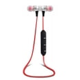 thumbnail image 5 of Inteprter Auriculares deportivos inalámbricos estéreo Bluetooth 4,1 para para para auriculares impermeables con micrófono Cables de audio/vídeo linea dorada+roja, 5 of 5