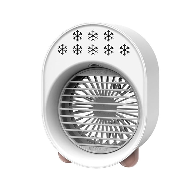 Ventilador de escritorio con aire acondicionado evaporativo, tanque de 500 ml