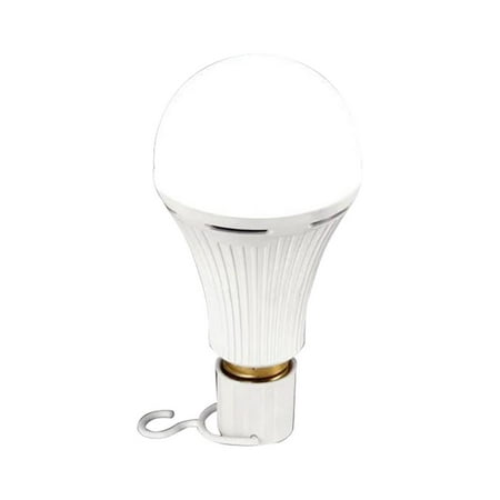 

Xewsqmlo 5pcs 5/7/9/12W Emergency Bulb Light Household E27 LED Bulb (9W Hook Without Switch)