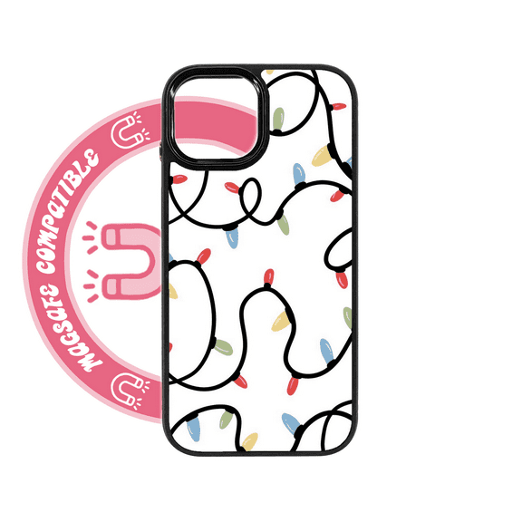 abbyrose Christmas Lights MagSafe iPhone Case for iPhone 14 Pro Max