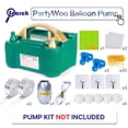 thumbnail image 4 of Balloon PartyWoo, 140 unidades, 45, 30, 25, 13 cm, color azul marino, perla, 4 of 6